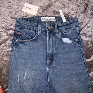 Stradivarius High Rise Blue Jeans